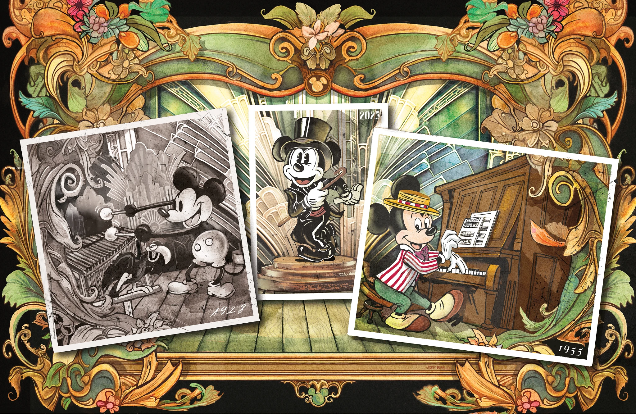 Disney100 Limited Edition Print by Jeff Shelly Dial GWP-D100JSART